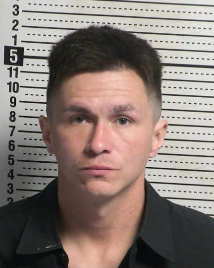 Booking photo of Domonic Lavern Eischen taken at the Doña Ana County Detention Center.