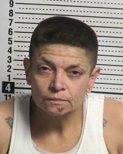 Booking photo of Lorena R. Chavez following arrest in Las Cruces police pursuit