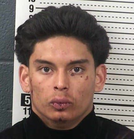 Booking photo of Shai Alva taken at the Doña Ana County Detention Center.