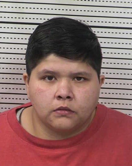 Booking photo of Mia Belmontez, accused of pointing a gun-like lighter at multiple people at a Las Cruces park