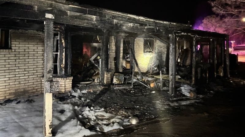 Fire damages Las Cruces home, two residents hospitalized as precaution