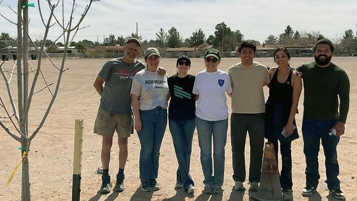 Trees for Tortugas one of several Aggies Without Limits community projects