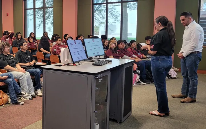 Vasquez visits Las Cruces to spotlight food access, LGBTQ+ rights and college pathways