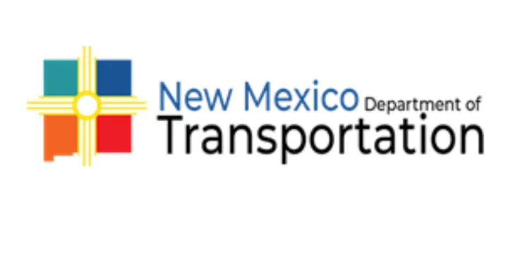 Logo of the New Mexico Department of Transportation.
